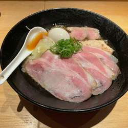 チャーシューメン 上 + 温玉そぼろご飯