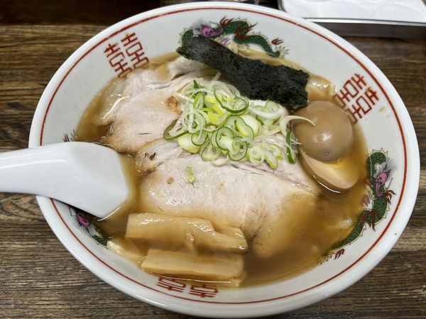 「チャーシューメン大盛味玉」@支那そば はせべの写真