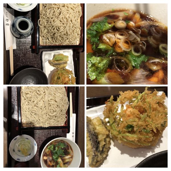 「小海老かき揚せいろ1450大300 鴨せいろ1430大300」@手打祐天寺 卯月の写真