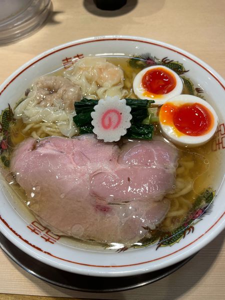 「雲呑麺白だしチョイ盛り」@キング製麺の写真