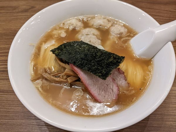 「ワンタンメン」@支那ソバ おさだの写真