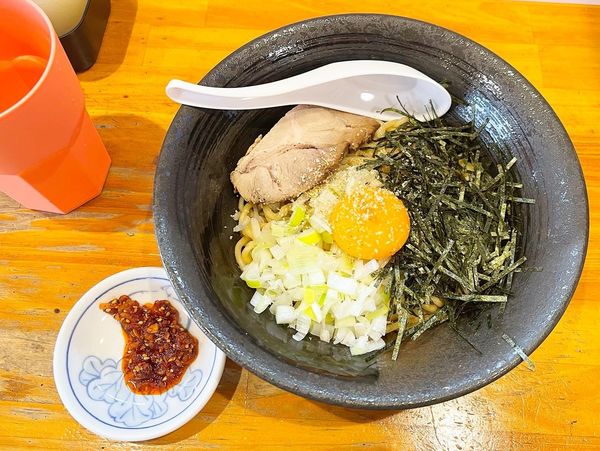 「醤油まぜそば」@まぜそば颯の写真