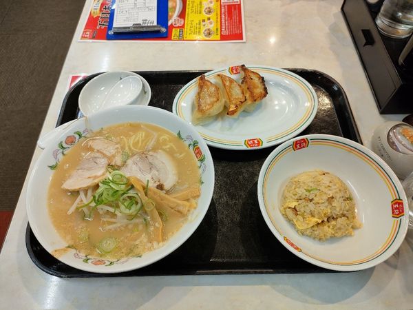 「餃子の王将ラーメンセット」@餃子の王将 与野本町店の写真
