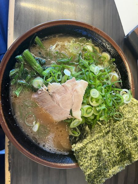 「青ねぎラーメン780円」@横浜家系らーめん 武術家の写真