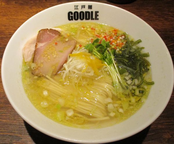 「しじみらぁ麺<塩>880円」@江戸麺GOODLE 新宿店の写真