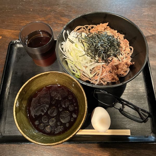 「肉そば(冷)」@つけそば周庵の写真