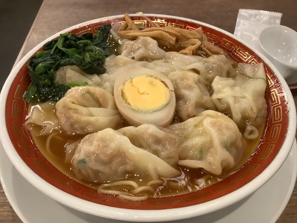 「広州肉汁雲呑麺　870円」@広州市場 横浜ポルタ店の写真