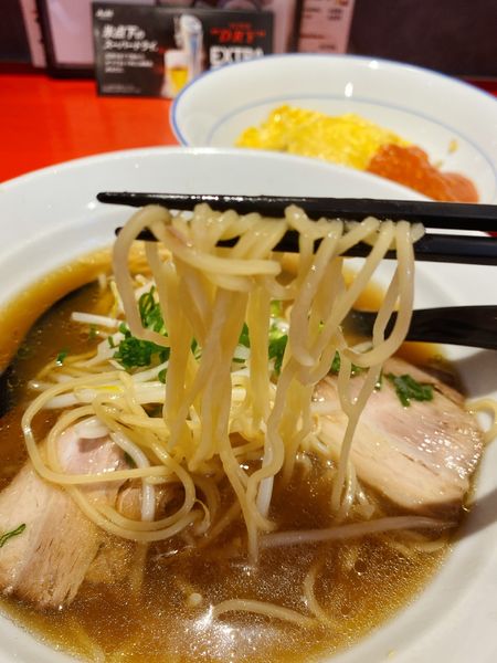 「ラーメン　オムチャーハン」@中華料理 由宇飯店の写真