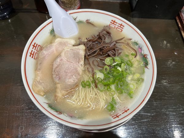 「とんこつラーメン (バリかた)990円」@豚麺 気の写真
