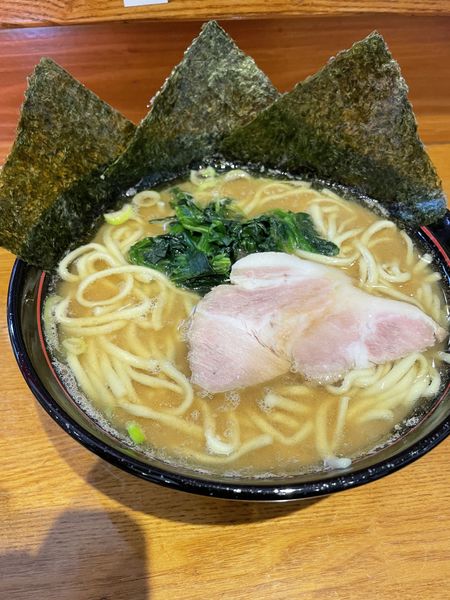 「ラーメン醤油中盛」@横浜家系ラーメン 大将家の写真
