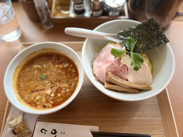 「濃厚辛つけ麺 1030円」@麺屋 かじの写真