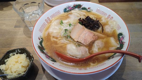 「ワンタン麺¥850-」@中華そば 天辺月の写真