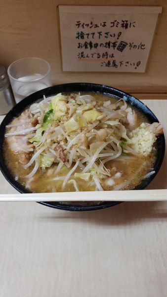 「みそラーメン＋豚増し🐷」@ラーメン二郎 京成大久保店の写真