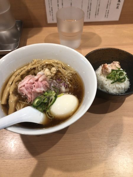 「味玉らぁ麺(醤油変更)」@らぁ麺 鳳仙花の写真