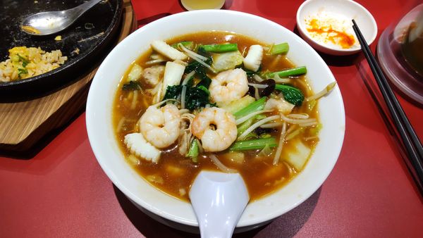 「海鮮五目そば」@丸源ラーメン 川越岸町店の写真