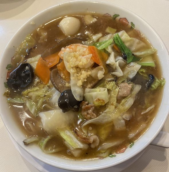 「【限定】五目あんかけラーメン　７００円」@餃子の王将 東神奈川西口店の写真