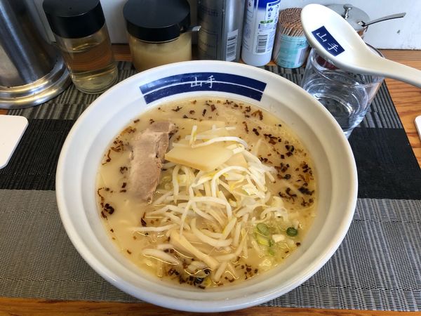 「焼ねぎラーメン（硬め）（750円）」@山手らーめん 新館の写真