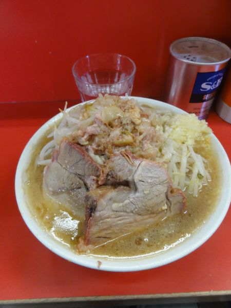 「小600円ニンニクアブラ総帥オペ」@ラーメン二郎 三田本店の写真
