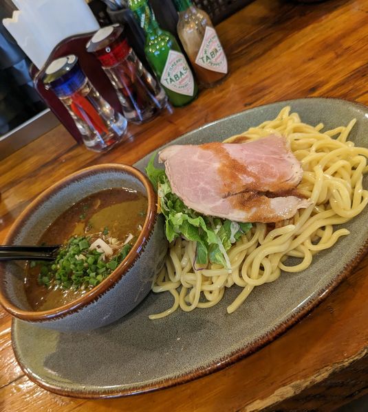 「カリー南蛮つけそば　980円」@Cafe Montanaの写真