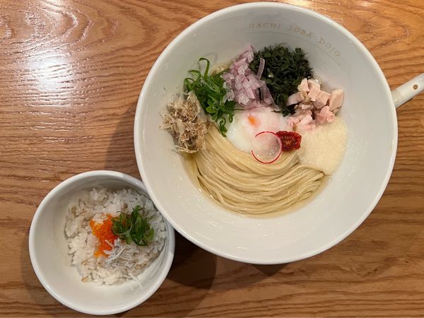 「冷香麺(追い飯付き)」@麦の空 GACHI SOBA DOJOの写真