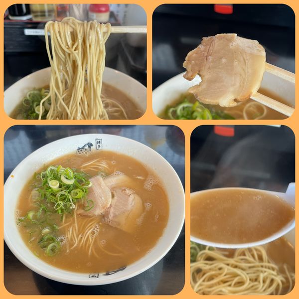「豚骨ラーメン¥680+替玉¥130」@博多長浜らーめん 風び つきみ野店の写真