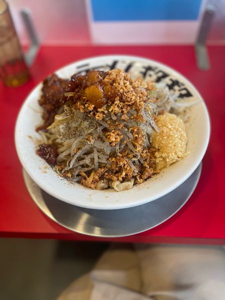 「シルナシ中盛」@ラーメン ギタギタの写真