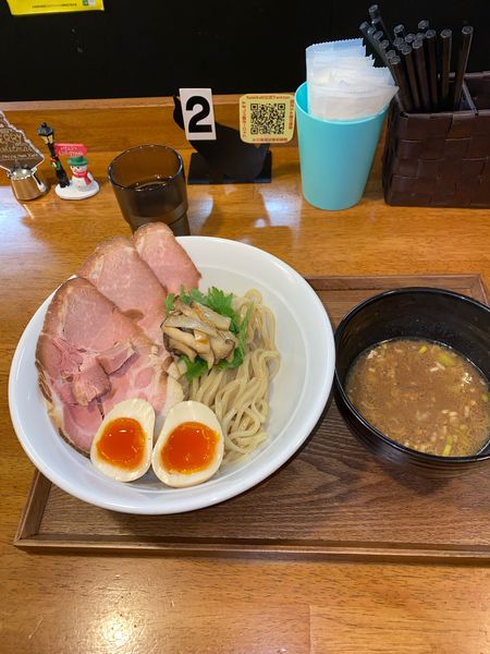 「燻製カキのつけ麺特製¥1,250円(期間限定)」@らぁ麺はうす Sumika0の写真