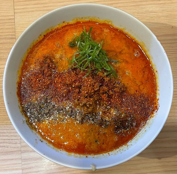 「担担麺、辛味増し(大辛)」@中村麺三郎商店の写真