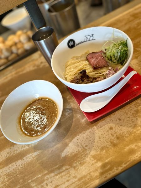「牛白湯つけ麺」@Ramenぶろすの写真