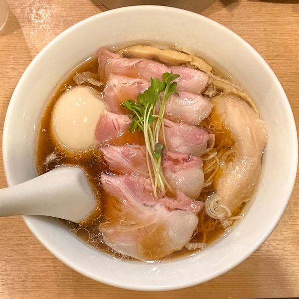 「牛貝清湯醤油中華そば ¥1,150」@中華そば 流川の写真