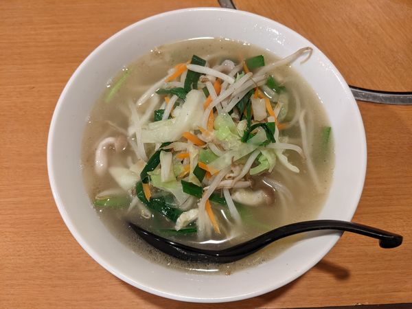 「野菜タンメン：680円」@中華料理 味原の写真