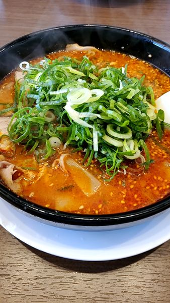 「赤味噌ラーメン」@来来亭 笠岡店の写真