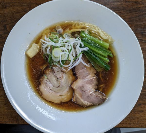 「醤油ラーメン」@らーめん 紺やの写真