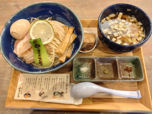 「特製昆布水つけ麺大盛」@つけ麺 らぁ麺 やまこうの写真