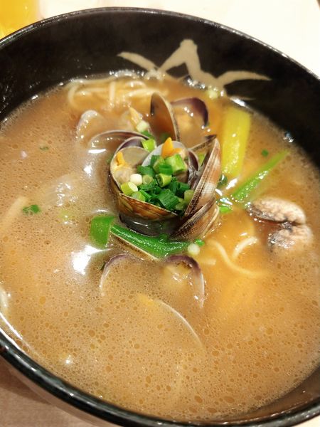 「活あさりそば」@広東料理 吉兆の写真