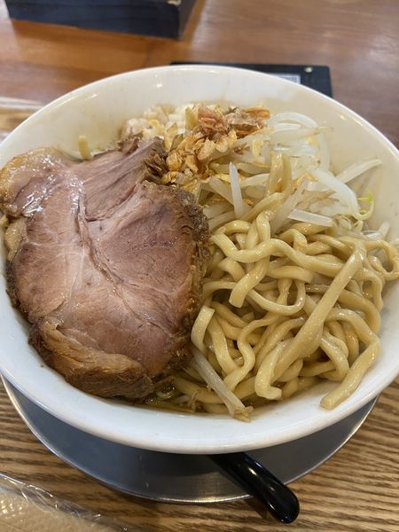 「限定 トンちきヤロウ並 1100」@僕家のらーめん おえかきの写真