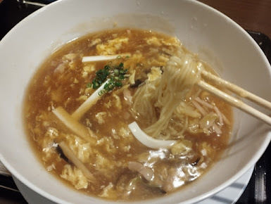 「ランチ サンラータンメン(999)」@chinois 大久保の写真