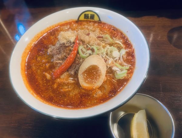 「麻ーらー麺（アブラ・ニンニク少し￥950）」@麺屋まるいちの写真