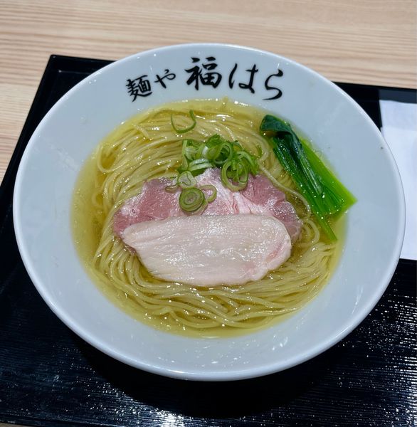 「地鶏魚介塩そば（900円）」@麺や 福はら ららぽーと堺店の写真
