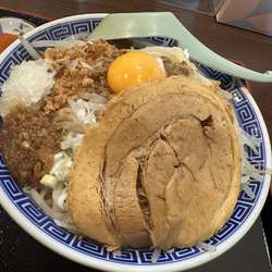 まぜそば味噌（中盛）＋レッド粉