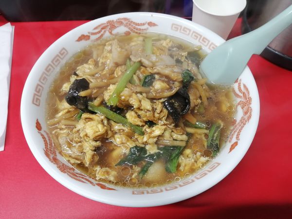 「木須肉定食→麺に変更　　900円」@あ麺んぼの写真