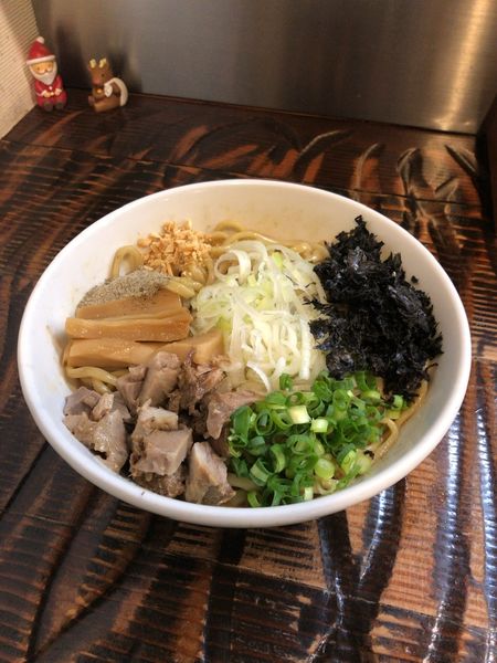 「まぜそば　860円」@つけめん・らーめん活龍 竹園店の写真