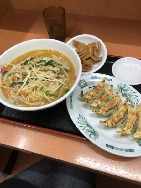 「味噌ラーメン」@日高屋 新宿靖国通店の写真