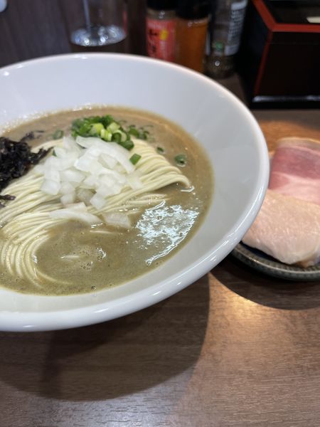 「濃厚煮干そば　からセット」@Noodle&Spice curry 今日の1番の写真