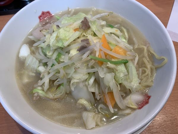 「野菜たっぷりタンメン」@日高屋 行徳駅前店の写真