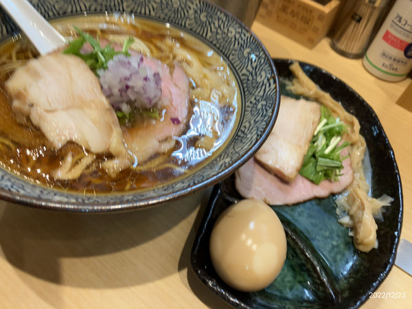 「鴨と上州地鶏特製中華そば(1,150円)」@鴨と上州地鶏 中華そば 鷹の写真