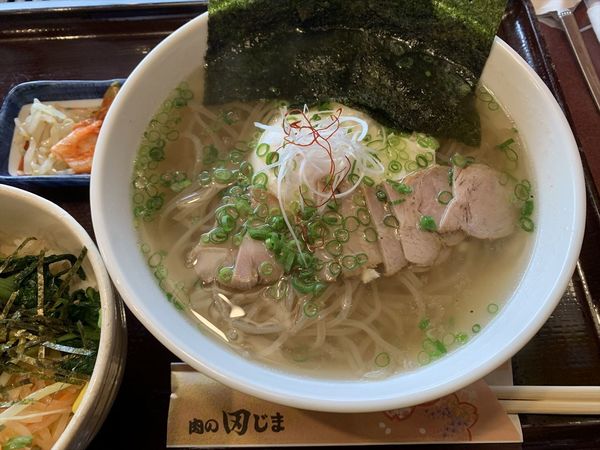 「田じラーメンセット」@肉の田じまの写真
