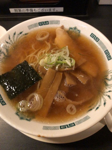 「中華そば」@熱烈中華食堂 日高屋 浦和さくら草通店の写真