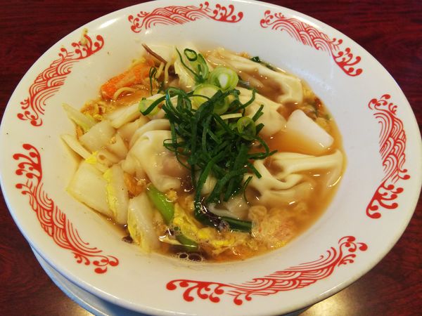 「【限定】台湾雲呑　＋ドリンクバー」@バーミヤン 伊那日影店の写真