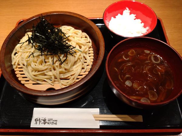 「ルルロッソの北海道つけ麺 980円」@おおーい北海道 別海町酒場 新大手町ビル店の写真